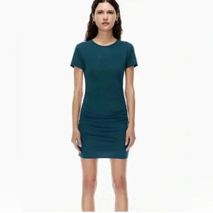 Babaton Covet Ruched  Green Mini Dress Size Large
